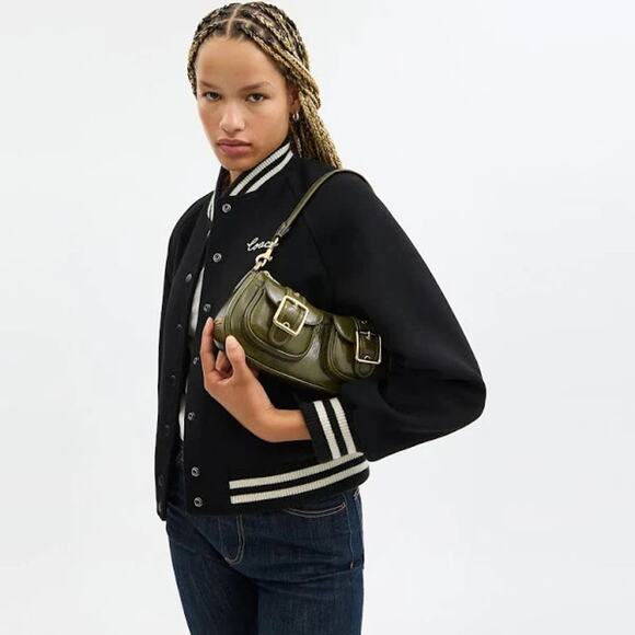 ❤️Coach ashton bag glazed leather/Olive - Picture 4 of 11